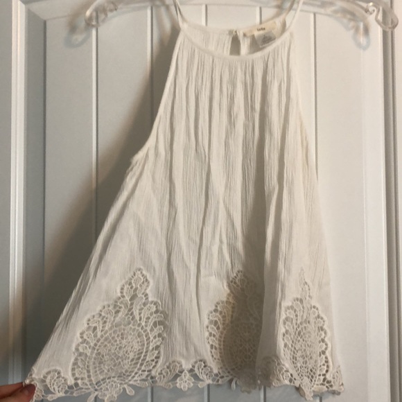 High neck white top - Picture 2 of 4